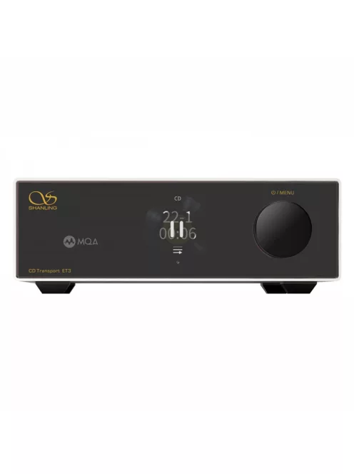 SHANLING ET3 - Player CD desktop cu mecanism WiFi Bluetooth 5 aptX HD LDAC MQA-CD 32 biți 768kHz DSD512 - Argint
