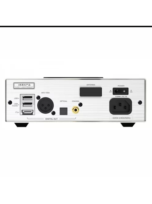 SHANLING ET3 - Player CD desktop cu mecanism WiFi Bluetooth 5 aptX HD LDAC MQA-CD 32 biți 768kHz DSD512 - Argint
