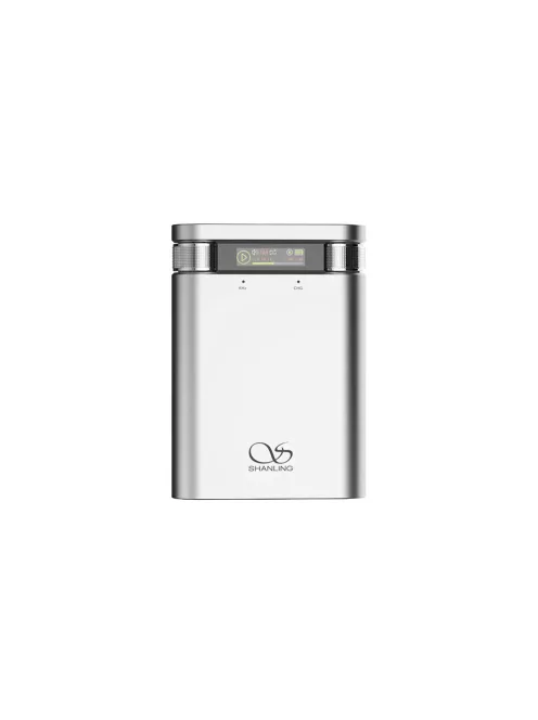 SHANLING H2 - DAC portabil și amplificator pentru căști cu player muzical Bluetooth 5.0 LDAC 32bit 384kHz DSD256 - Argint