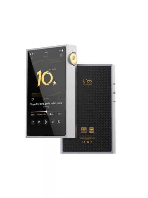 SHANLING M5 ULTRA EDIȚIE ANIVERSARĂ 10 ANI - Player audio portabil WiFi Bluetooth 5.2 aptX HD LDAC MQA 32bit 768kHz DSD512 - Argint
