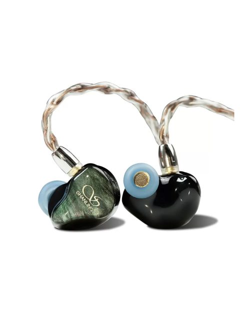 SHANLING ME800 - Căști pentru monitor intraauriculare cu două drivere dinamice și patru BA cu cablu MMCX din cupru placat cu argint - Forest Soil