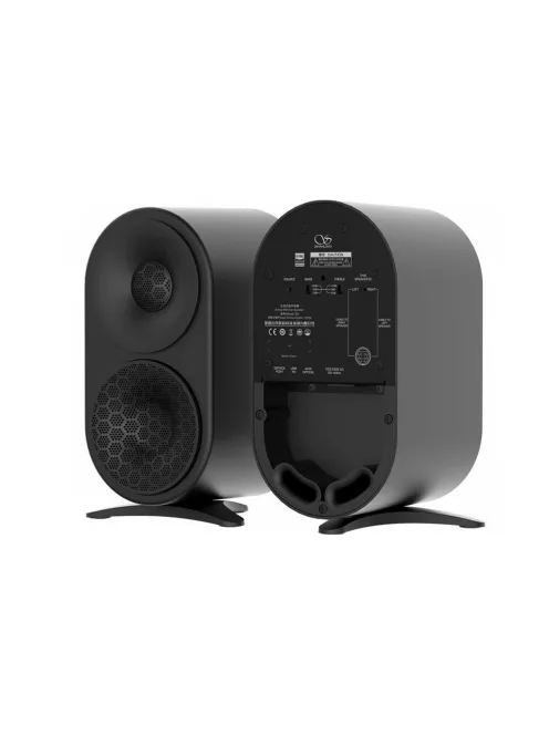 SHANLING S0 - Boxe active de raft wireless Hi-Fi, pereche cu Bluetooth 5.3 LDAC - Negru
