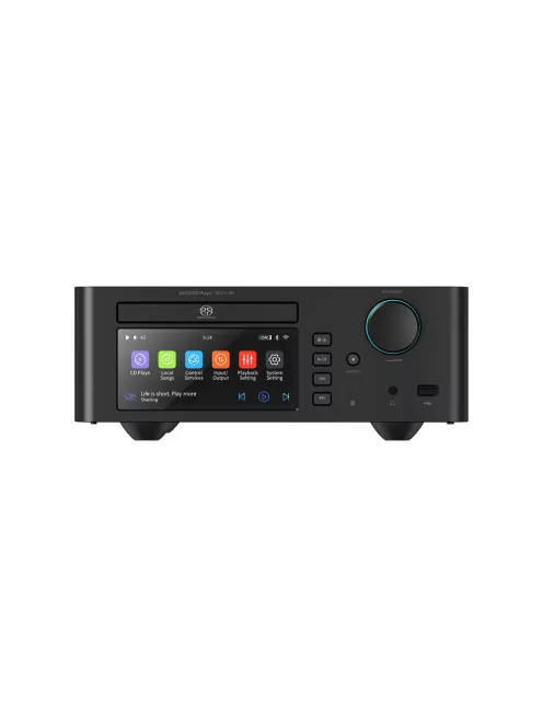 SHANLING SCD1.3R - Player SACD de masă de a doua generație cu DAC R2R pe 24 de biți, amplificator pentru căști și streamer WiFi Bluetooth 5.0 aptX HD LDAC 32bit 768kHz DSD512 - Negru