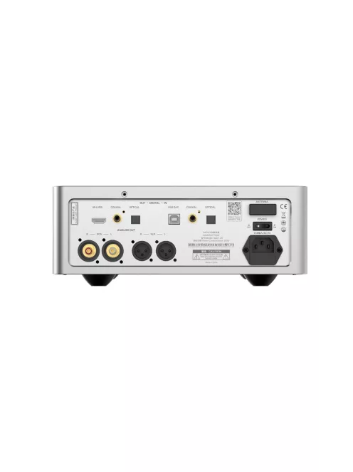 SHANLING SCD1.3R - Player SACD de masă de a doua generație cu DAC R2R pe 24 de biți, amplificator pentru căști și streamer WiFi Bluetooth 5.0 aptX HD LDAC 32bit 768kHz DSD512 - Argint