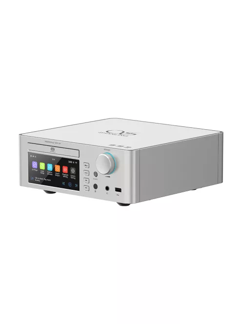 SHANLING SCD1.3R - Player SACD de masă de a doua generație cu DAC R2R pe 24 de biți, amplificator pentru căști și streamer WiFi Bluetooth 5.0 aptX HD LDAC 32bit 768kHz DSD512 - Argint