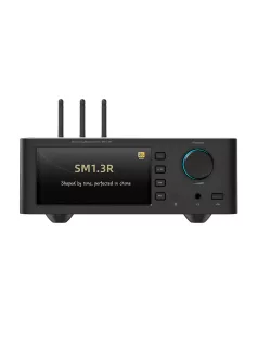   SHANLING SM1.3R - Streamer Desktop R2R DAC cu amplificare căști WiFi Bluetooth 5.2 aptX HD LDAC MQA 32bit 768khz DSD512 - Negru
