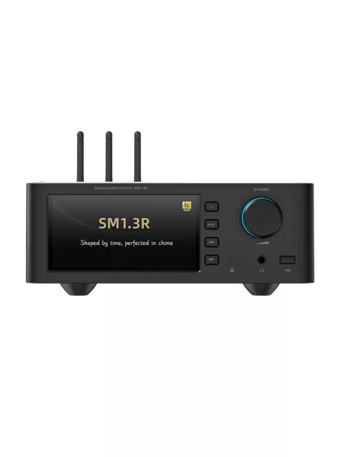 SHANLING SM1.3R - Streamer Desktop R2R DAC cu amplificare căști WiFi Bluetooth 5.2 aptX HD LDAC MQA 32bit 768khz DSD512 - Negru