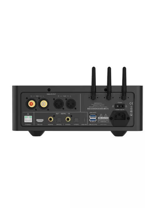 SHANLING SM1.3R - Streamer Desktop R2R DAC cu amplificare căști WiFi Bluetooth 5.2 aptX HD LDAC MQA 32bit 768khz DSD512 - Negru