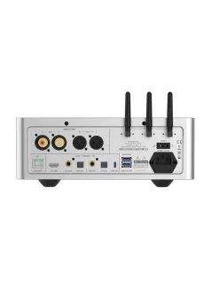   SHANLING SM1.3R - Streamer Desktop R2R DAC cu amplificare căști WiFi Bluetooth 5.2 aptX HD LDAC MQA 32bit 768khz DSD512 - Argint