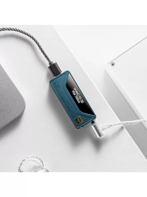 SHANLING UA4 - DAC și amplificator de căști portabil 32bit 768kHz DSD512 MQA - Albastru