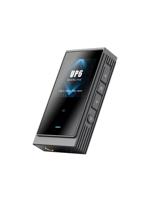 SHANLING UP6 - DAC portabil și amplificator pentru căști Bluetooth 5.2 aptX HD LDAC 32bit 768kHz DSD512 - Gri