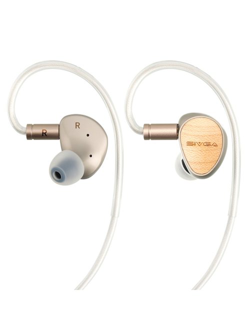 SIVGA AUDIO QUE - Căști pentru monitor intraauriculare cu un driver dinamic cu cablu cu 2 pini din cupru placat cu argint