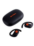 SIVGA AUDIO SO1 - Căști sportive on-ear Truly Wireless (TWS) cu încărcare wireless (Qi) Bluetooth 5.3 IPX5 - Negru