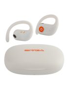 SIVGA AUDIO SO1 - Căști sportive on-ear Truly Wireless (TWS) cu încărcare wireless (Qi) Bluetooth 5.3 IPX5 - Alb