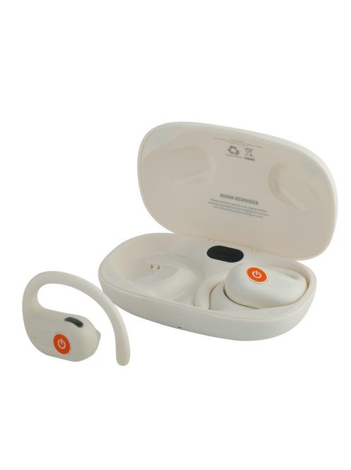 SIVGA AUDIO SO1 - Căști sportive on-ear Truly Wireless (TWS) cu încărcare wireless (Qi) Bluetooth 5.3 IPX5 - Alb