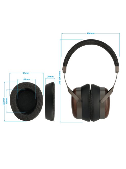 SIVGA AUDIO SV021 PRO - Căști dinamice cu design închis, de tip over-ear, cu cablu 3.5 mm interschimbabil - Lemn de zebră