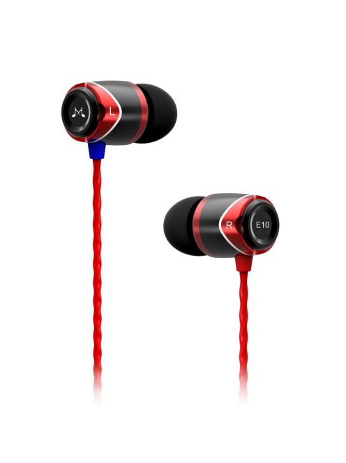 SOUNDMAGIC E10 - Căști intraauriculare stereo de înaltă calitate, câștigătoare a mai multor premii - Roșu