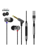 SoundMAGIC E10C - Căști stereo In-Ear high quality cu microfon - Argintiu-Negru