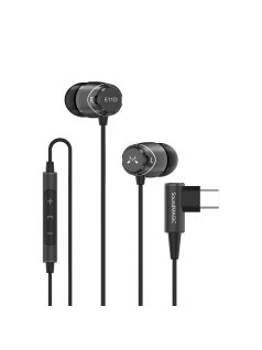   SOUNDMAGIC E11D - Căști intra-auriculare digitale cu conector stereo Type-C 24Bit DAC cu microfon - Negru