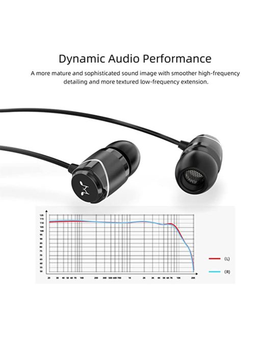 SOUNDMAGIC E11D - Căști intra-auriculare digitale cu conector stereo Type-C 24Bit DAC cu microfon - Negru