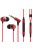 SOUNDMAGIC E50C - Căști In-Ear stereo de înaltă calitate pentru muzică detaliată cu microfon. - Roșu