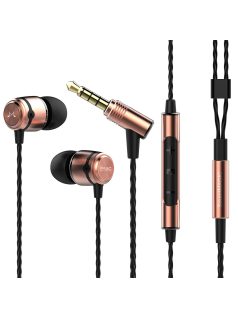   SOUNDMAGIC E50C - Căști In-Ear stereo de înaltă calitate pentru muzică detaliată cu microfon. - Auriu