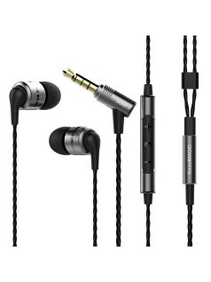   SOUNDMAGIC E80C - Căști stereo emblematice In-Ear pentru pasionații de muzică cu microfon. - Gunmetal