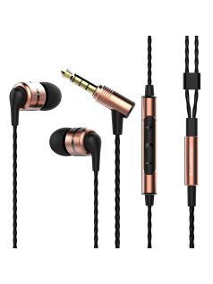   SOUNDMAGIC E80C - Căști stereo emblematice In-Ear pentru pasionații de muzică cu microfon. - Auriu