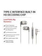 SOUNDMAGIC E80D - Căști In-ear cu un singur driver dinamic și conector Type-C - Gunmetal