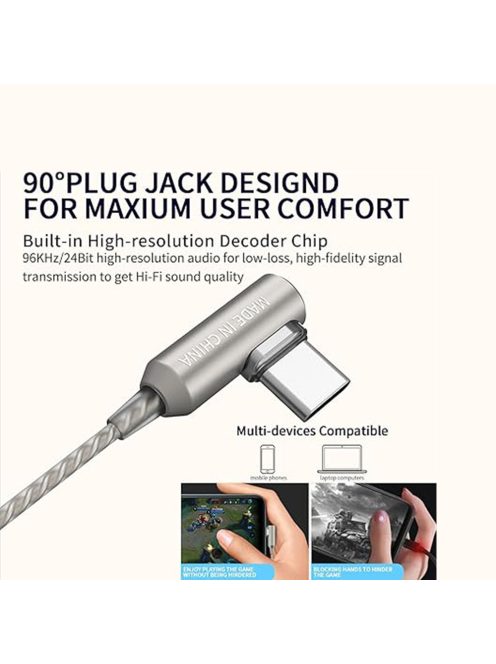 SOUNDMAGIC E80D - Căști In-ear cu un singur driver dinamic și conector Type-C - Gunmetal