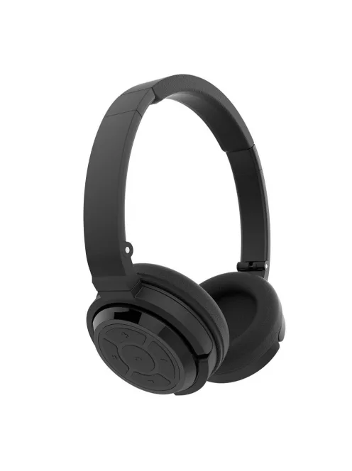 SOUNDMAGIC P22BT - Căști portabile Bluetooth® portabile cu extra bass On-Ear cu husă de transport  - Negru