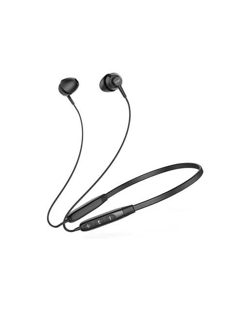 SOUNDMAGIC S20BT - Căști sport Bluetooth cu bandă pentru gât cu rating IPX6 - Negru