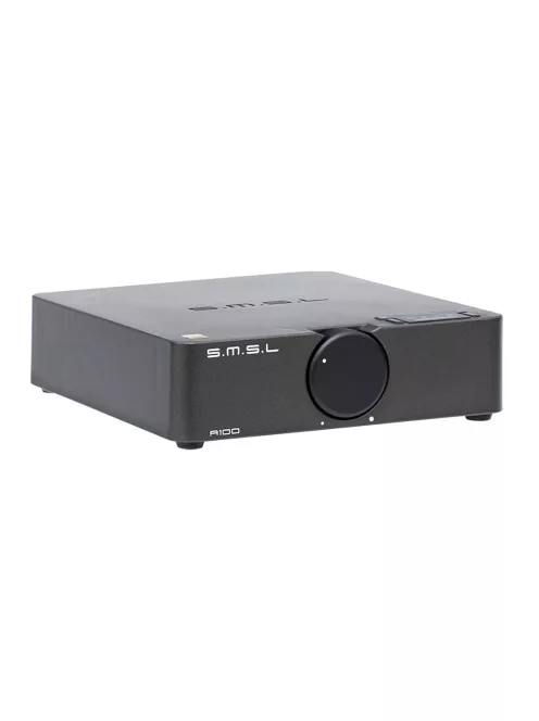 SMSL A100 - Amplificator desktop de clasă D cu conexiune Bluetooth, 2x80W la 4 Ohmi.