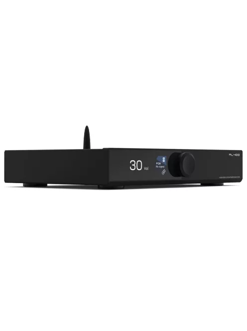 SMSL AL400 - Amplificator integrat și DAC clasa D de birou 2x160W 4 Ohm Bluetooth MQA 32bit 768kHz LDAC aptX-HD eARC - Negru
