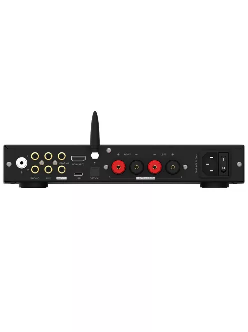 SMSL AL400 - Amplificator integrat și DAC clasa D de birou 2x160W 4 Ohm Bluetooth MQA 32bit 768kHz LDAC aptX-HD eARC - Negru