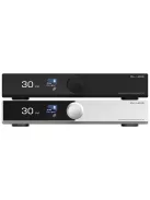 SMSL AL400 - Amplificator integrat și DAC clasa D de birou 2x160W 4 Ohm Bluetooth MQA 32bit 768kHz LDAC aptX-HD eARC - Argint
