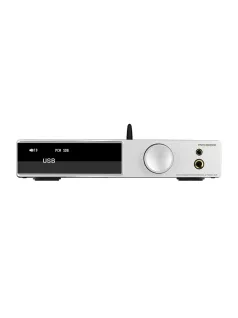   SMSL AO300 - DAC de masă cu amplificator pentru căști și stereo, Bluetooth aptX HD LDAC HDMI ARC 2.1 MQA-CD 32bit 768kHz DSD256 2x165W 4 Ohm - Argint