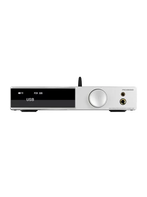 SMSL AO300 - DAC de masă cu amplificator pentru căști și stereo, Bluetooth aptX HD LDAC HDMI ARC 2.1 MQA-CD 32bit 768kHz DSD256 2x165W 4 Ohm - Argint