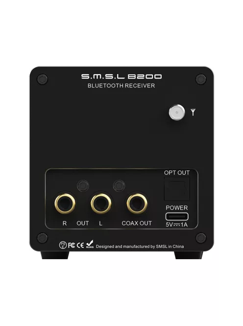 SMSL B200 - Receptor DAC Bluetooth de birou