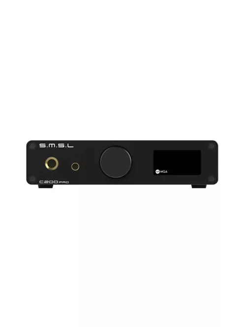 SMSL C200PRO - DAC de birou și amplificator pentru căști Bluetooth 5 LDAC aptX HD MQA-CD 32bit 768kHz DSD512