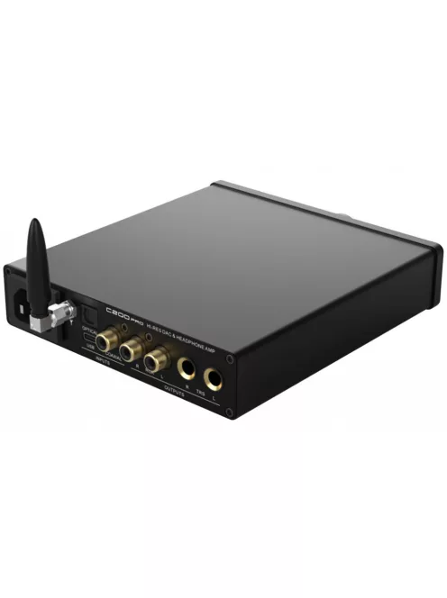 SMSL C200PRO - DAC de birou și amplificator pentru căști Bluetooth 5 LDAC aptX HD MQA-CD 32bit 768kHz DSD512