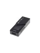 SMSL D10 - Convertor digital-analog portabil și amplificator pentru căști, 384kHz DSD256 - Negru