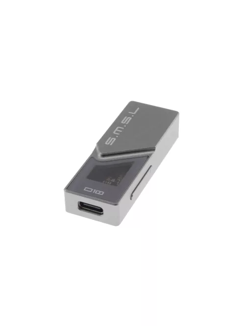 SMSL D10 - Convertor digital-analog portabil și amplificator pentru căști, 384kHz DSD256 - Gri