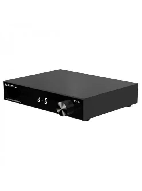 SMSL D-6 - DAC de birou cu Bluetooth 5 aptX HD LDAC 32bit 768kHz DSD512