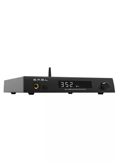 SMSL DL100 - DAC de birou și amplificator pentru căști Bluetooth 5.1 aptX HD HDMI ARC 768kHz DSD256