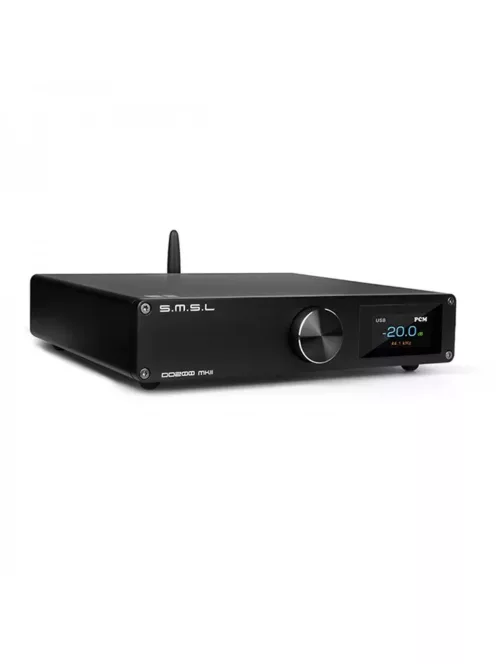 SMSL DO200 MKII - DAC de Birou Bluetooth 5 aptX HD LDAC MQA-CD 32Biți 768KHZ DSD512
