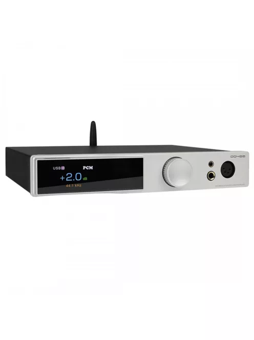SMSL DO400 - DAC simetric de birou și amplificator pentru căști Bluetooth 5.1 aptX HD LDAC MQA-CD 32bit 768kHz DSD512 - Argint