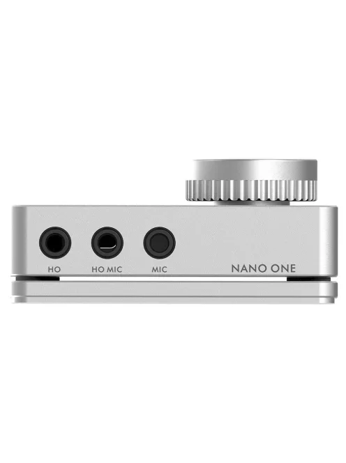 SMSL Nano One - USB DAC pentru Gaming, placă de sunet externă și amplificator de căști cu surround virtual 7.1 și intrare de microfon cu reducere a zgomotului DSP - Argint