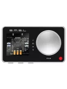 SMSL Nano One - USB DAC pentru Gaming, placă de sunet externă și amplificator de căști cu surround virtual 7.1 și intrare de microfon cu reducere a zgomotului DSP - Argint