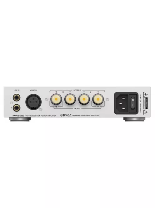 SMSL PA200 - Amplificator de putere integrat stereo și mono de clasă D pentru birou 2x160W 4 Ohm / 1x400W 4 Ohm